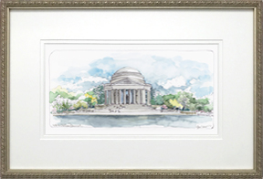 The Jefferson Memorial frame