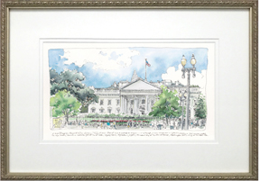 The White House frame