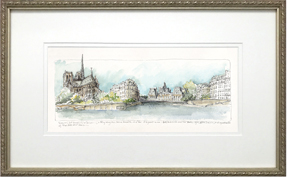 Aloong the Seine, Notre Dame, Paris frame