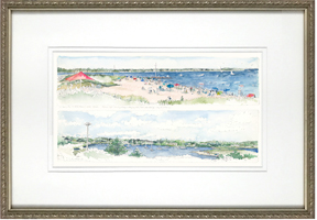 Dowses Beach and East Bay, Osterville frame