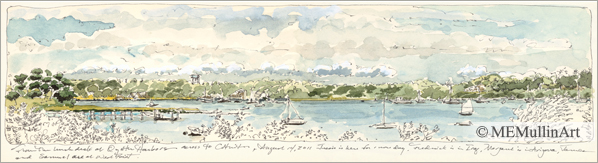 Tim's Cove, to Cotuit print by MEMullinArt