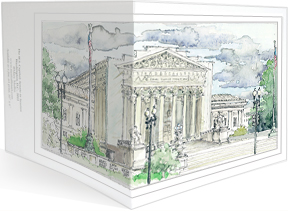 The Supreme Court wraparound notecard by MEMullin