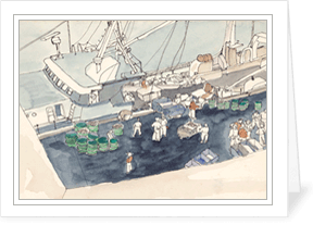 MEMullinArt - Trawler Notecard