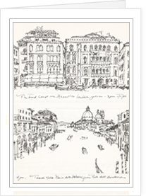 Venetian Canals card