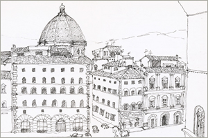 Piazza Uffizi by MEMullin