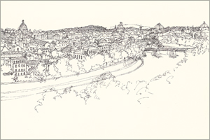 The Tiber River by MEMullin